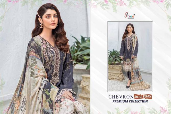 Shree Chevron Mega Remix Premium Fancy Festive Wear Pakistani Suits Collection